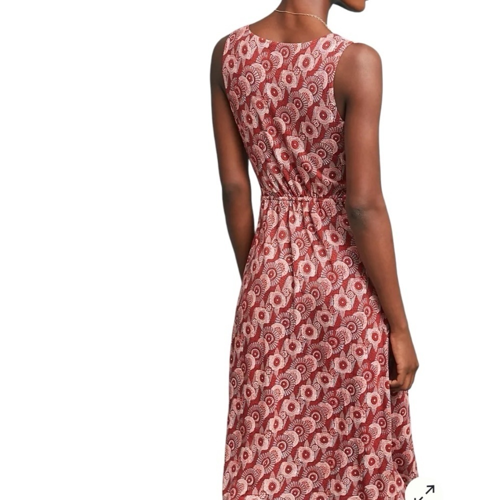 Anthropologie Maeve Yvette Ruched Wrap Dress Size XS - Picture 2 of 8